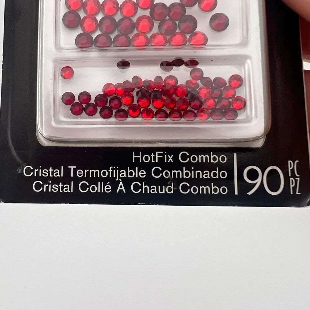 EK Success HotFix Red Crystal Mix 90pc‎ Craft Gems Swarovski Elements